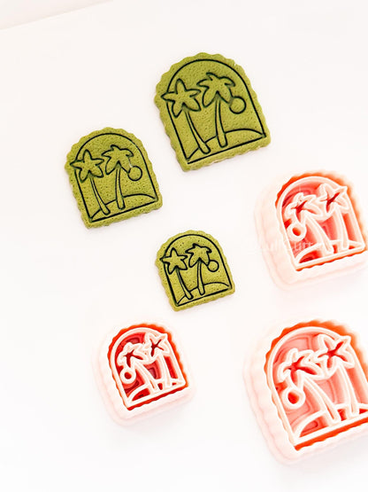Arch Palm Tree Cutter - Tropical Tree Shape for Polymer Clay