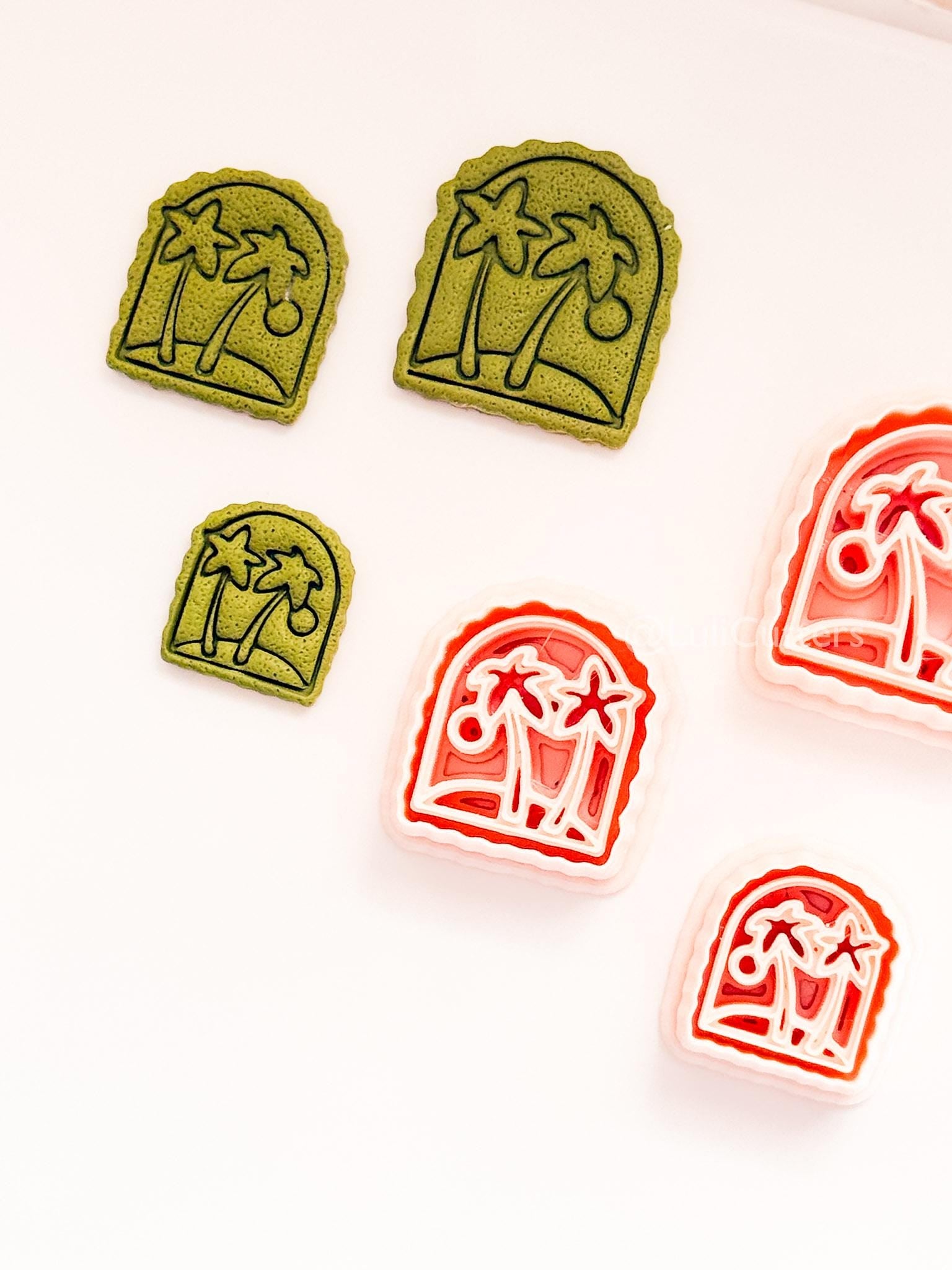 Arch Palm Tree Cutter - Tropical Tree Shape for Polymer Clay
