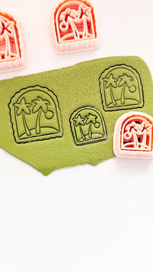 Arch Palm Tree Cutter - Tropical Tree Shape for Polymer Clay