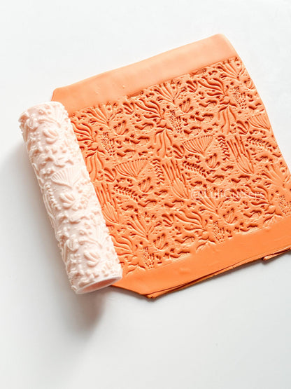 Undersea Ocean Pattern Texture Roller – Pottery Tool, Crafting Supplies