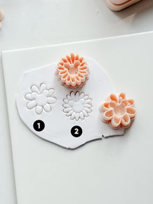 Mouse Head Daisy Cutter | Floral Earring Shape Tool for Polymer Clay