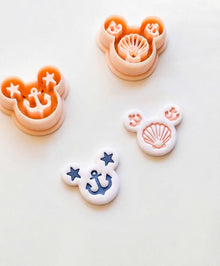 Sailor Mouse Head Cutter: Seafarer Marine Shapes for Polymer Clay