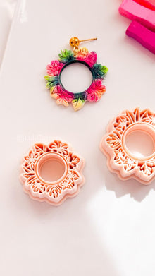Hawaii floral wreath | Floral Circle Shape for Polymer Clay