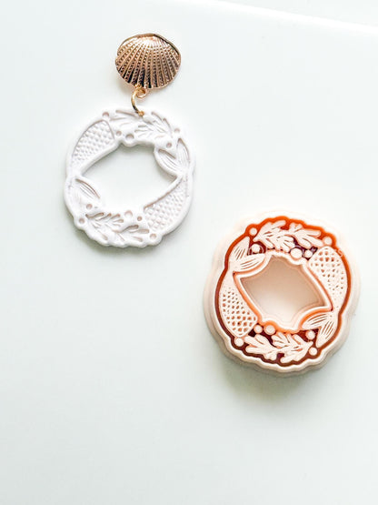 Mermaid Dance Cutter: Tails with Floral and Pearls for Polymer Clay