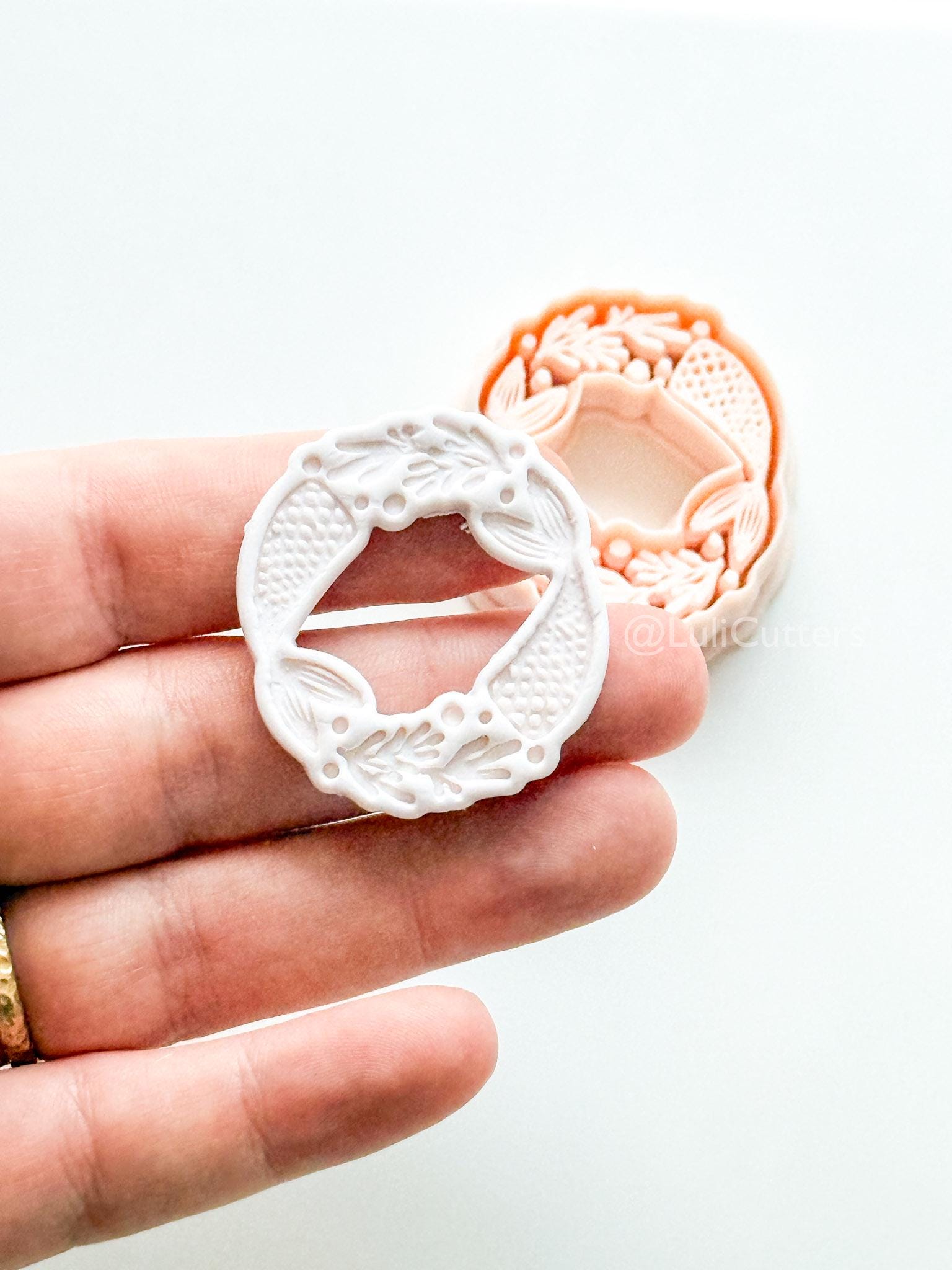 Mermaid Dance Cutter: Tails with Floral and Pearls for Polymer Clay