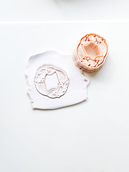 Mermaid Dance Cutter: Tails with Floral and Pearls for Polymer Clay