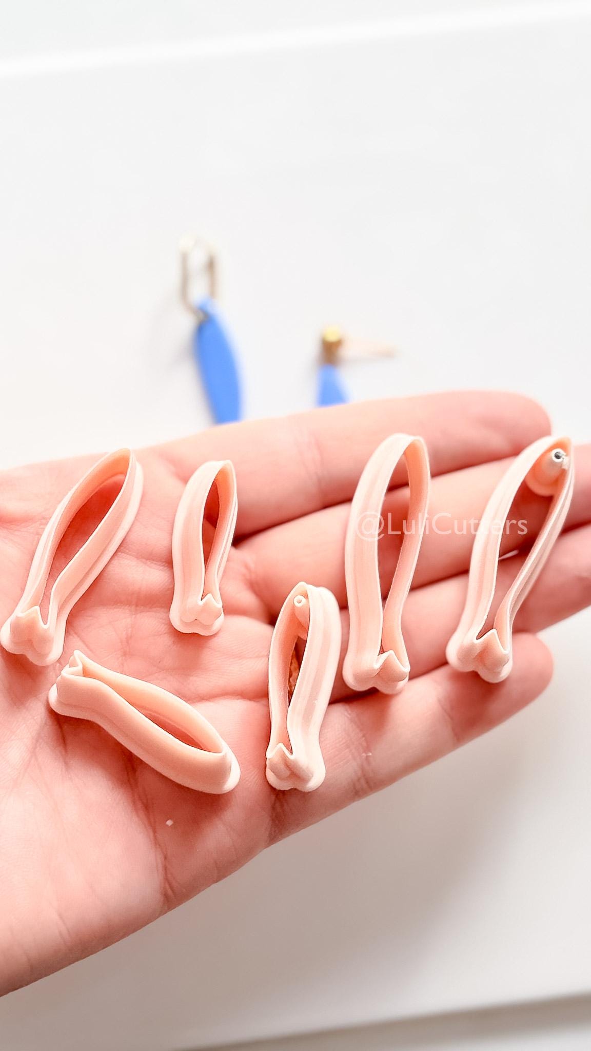 Minimal Sardine Cutter | Ocean Fish Earring Shape for Polymer Clay
