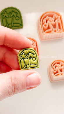 Arch Palm Tree Cutter - Tropical Tree Shape for Polymer Clay
