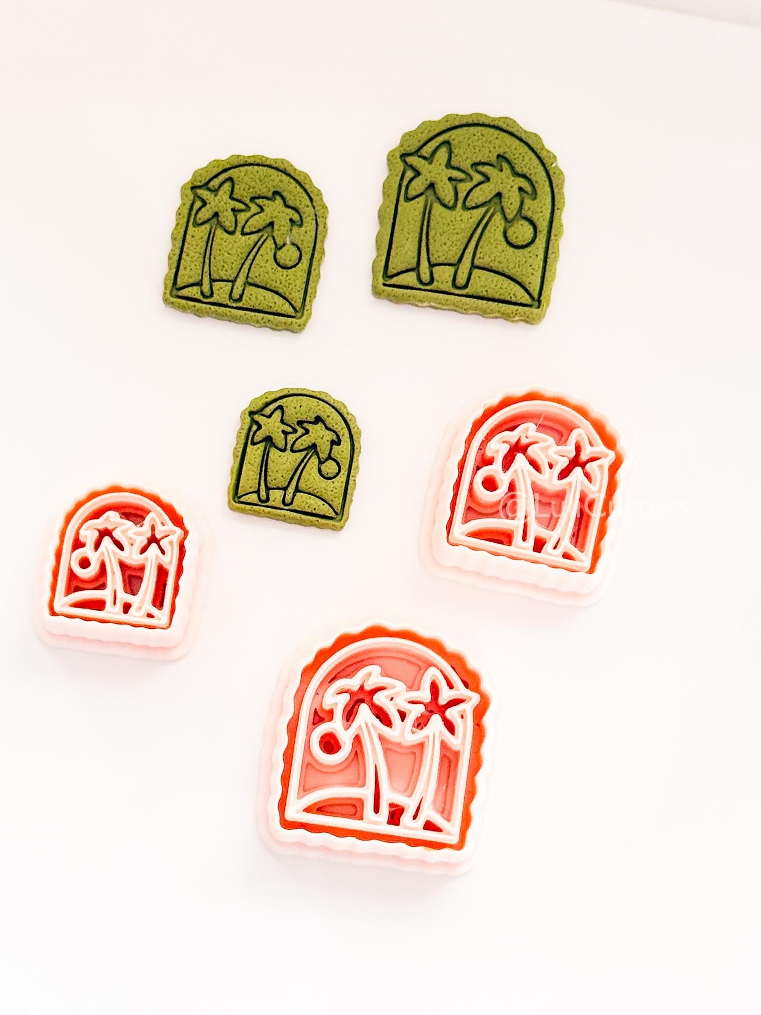 Arch Palm Tree Cutter - Tropical Tree Shape for Polymer Clay