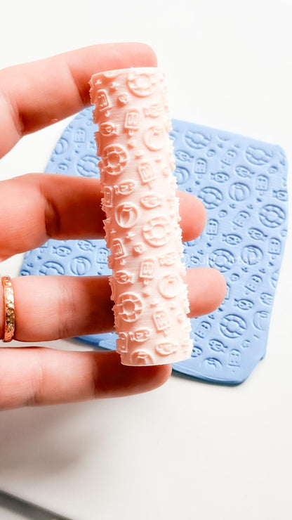 summer beach roller – Pottery Tool, Crafting Supplies