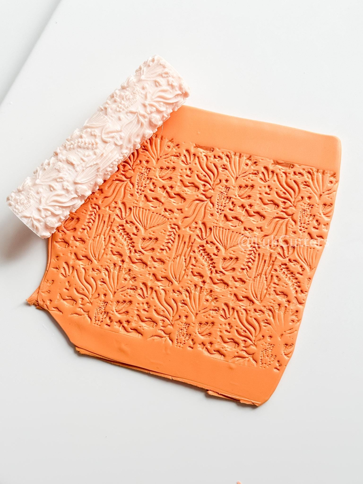 Undersea Ocean Pattern Texture Roller – Pottery Tool, Crafting Supplies