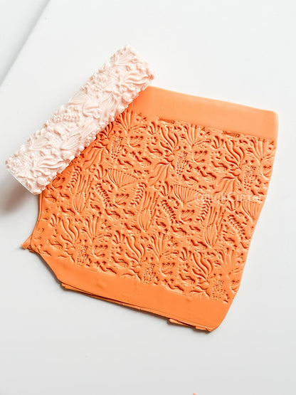 Undersea Ocean Pattern Texture Roller – Pottery Tool, Crafting Supplies