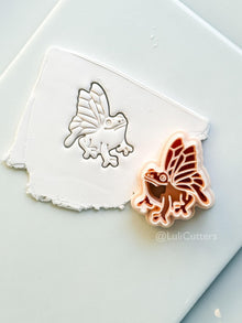 Whimsy Fairy Frog Cutter: Winged Frog Character Shape for Polymer Clay