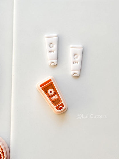 SPF Cutter: Sunscreen Bottle Summer Beach Icon for Polymer Clay