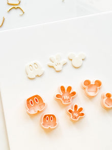 Mouse Stud Cutter: Classic Cartoon Character Shape for Polymer Clay