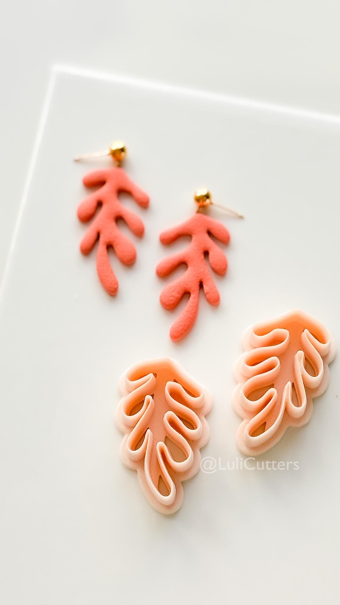 Simple Coral Cutter: Reef Branch Shape for Polymer Clay