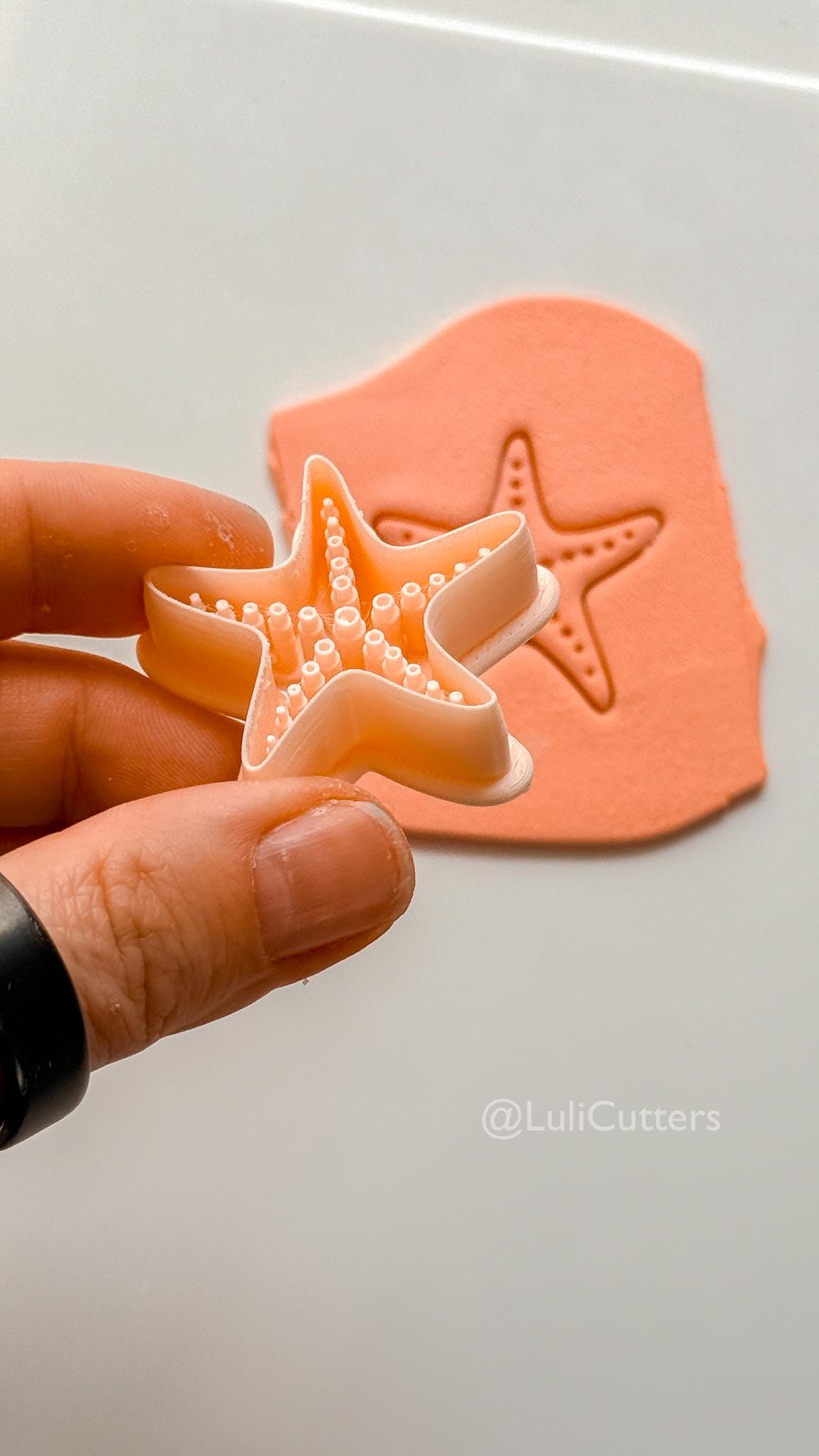 Dottie Seastar Cutter: Coastal Starfish Shape for Polymer Clay