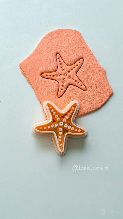 Dottie Seastar Cutter: Coastal Starfish Shape for Polymer Clay
