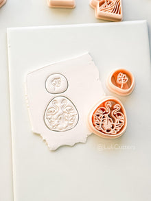 Flamingo Floral Teardrop Cutter: Tropical Bird and Hibiscus Shape for Polymer Clay