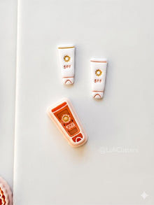 SPF Cutter: Sunscreen Bottle Summer Beach Icon for Polymer Clay