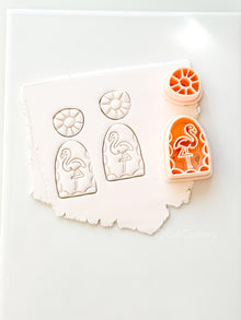 Flamingo Arch Cutter Set: Geometric & Bird Shapes for Polymer Clay