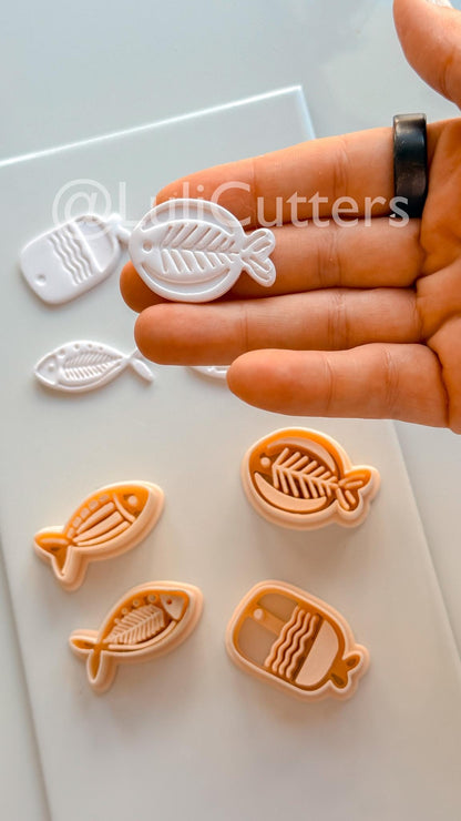 Ocean Fish Cutters: Coastal Marine Shapes for Polymer Clay