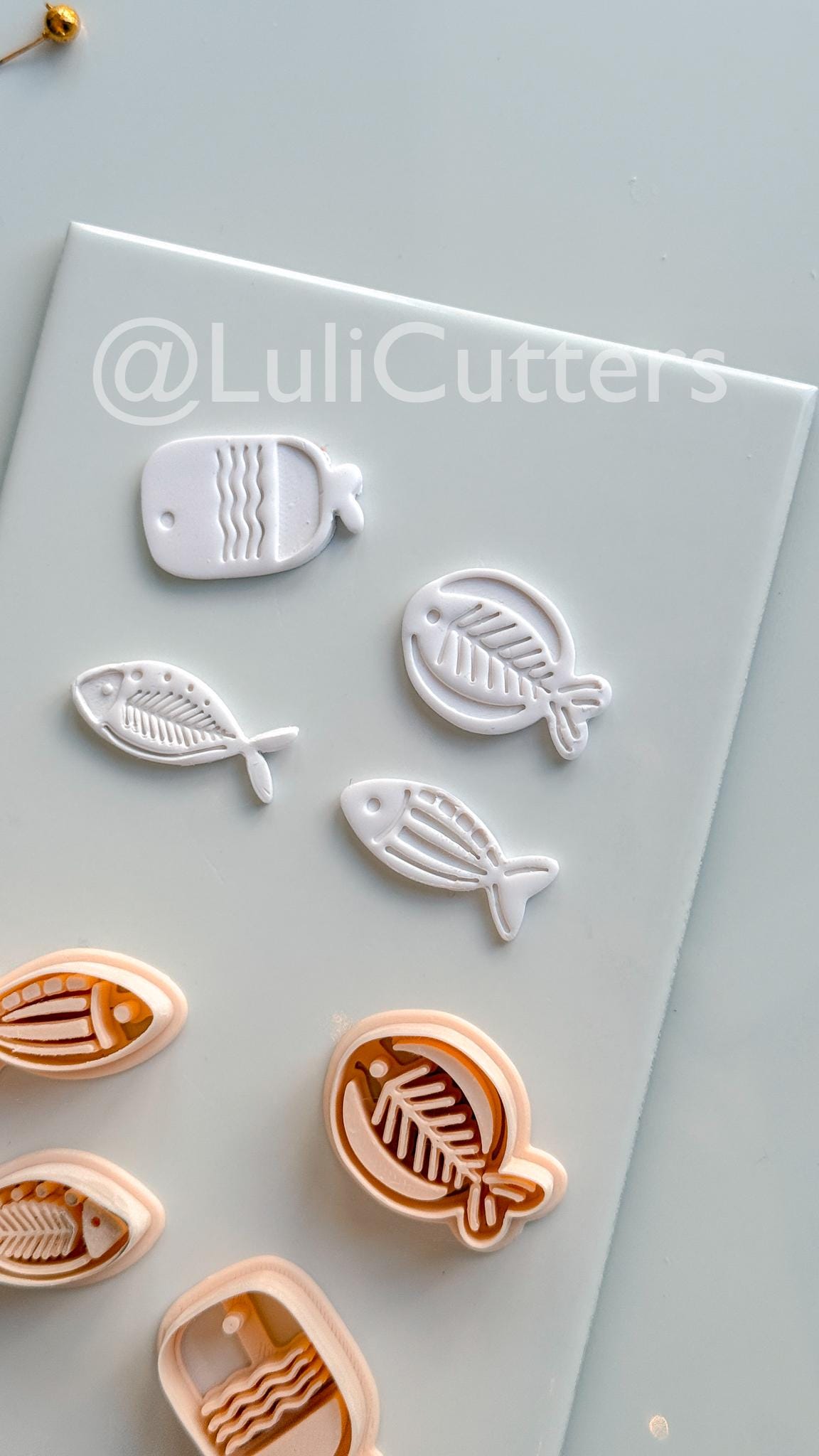 Ocean Fish Cutters: Coastal Marine Shapes for Polymer Clay