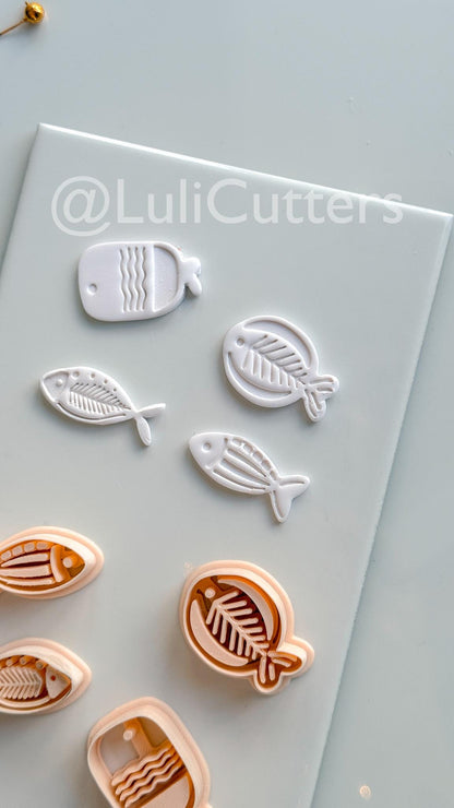 Ocean Fish Cutters: Coastal Marine Shapes for Polymer Clay