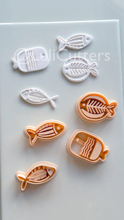 Ocean Fish Cutters: Coastal Marine Shapes for Polymer Clay