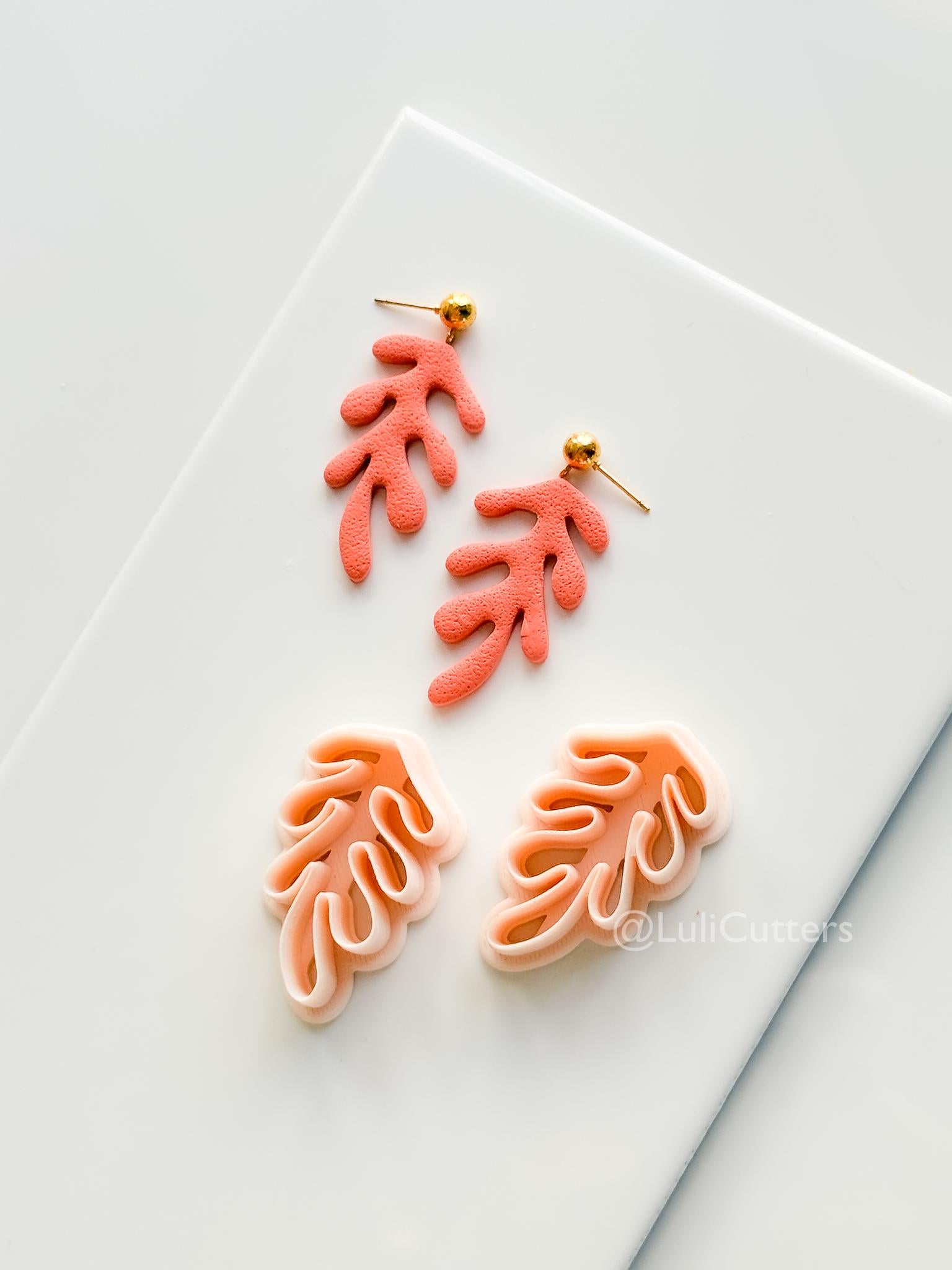 Simple Coral Cutter: Reef Branch Shape for Polymer Clay