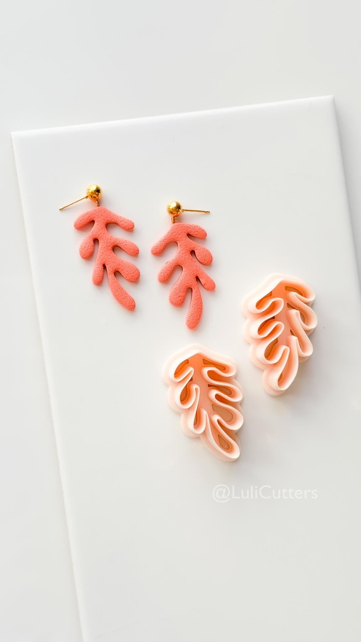 Simple Coral Cutter: Reef Branch Shape for Polymer Clay