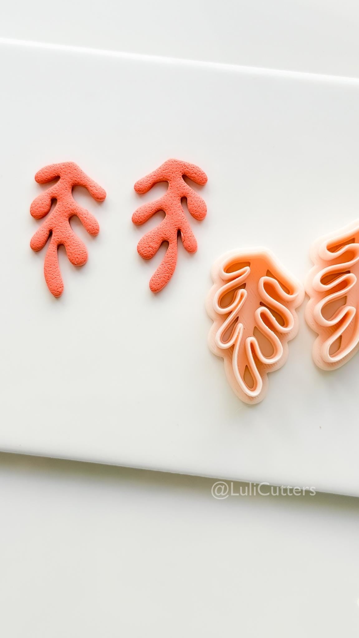 Simple Coral Cutter: Reef Branch Shape for Polymer Clay
