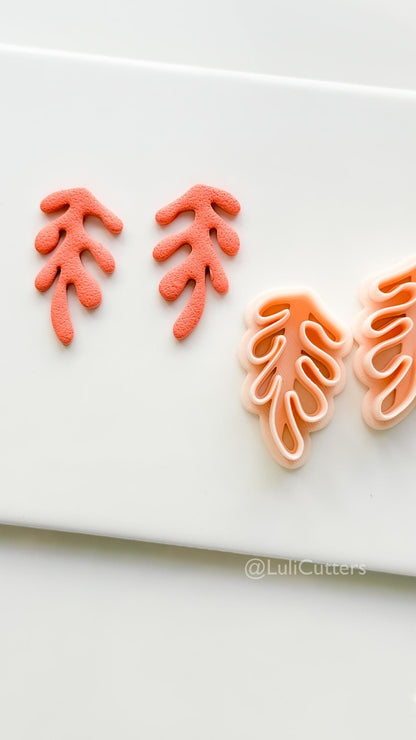 Simple Coral Cutter: Reef Branch Shape for Polymer Clay