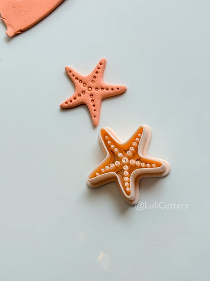 Dottie Seastar Cutter: Coastal Starfish Shape for Polymer Clay