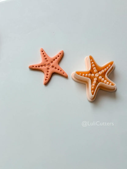 Dottie Seastar Cutter: Coastal Starfish Shape for Polymer Clay