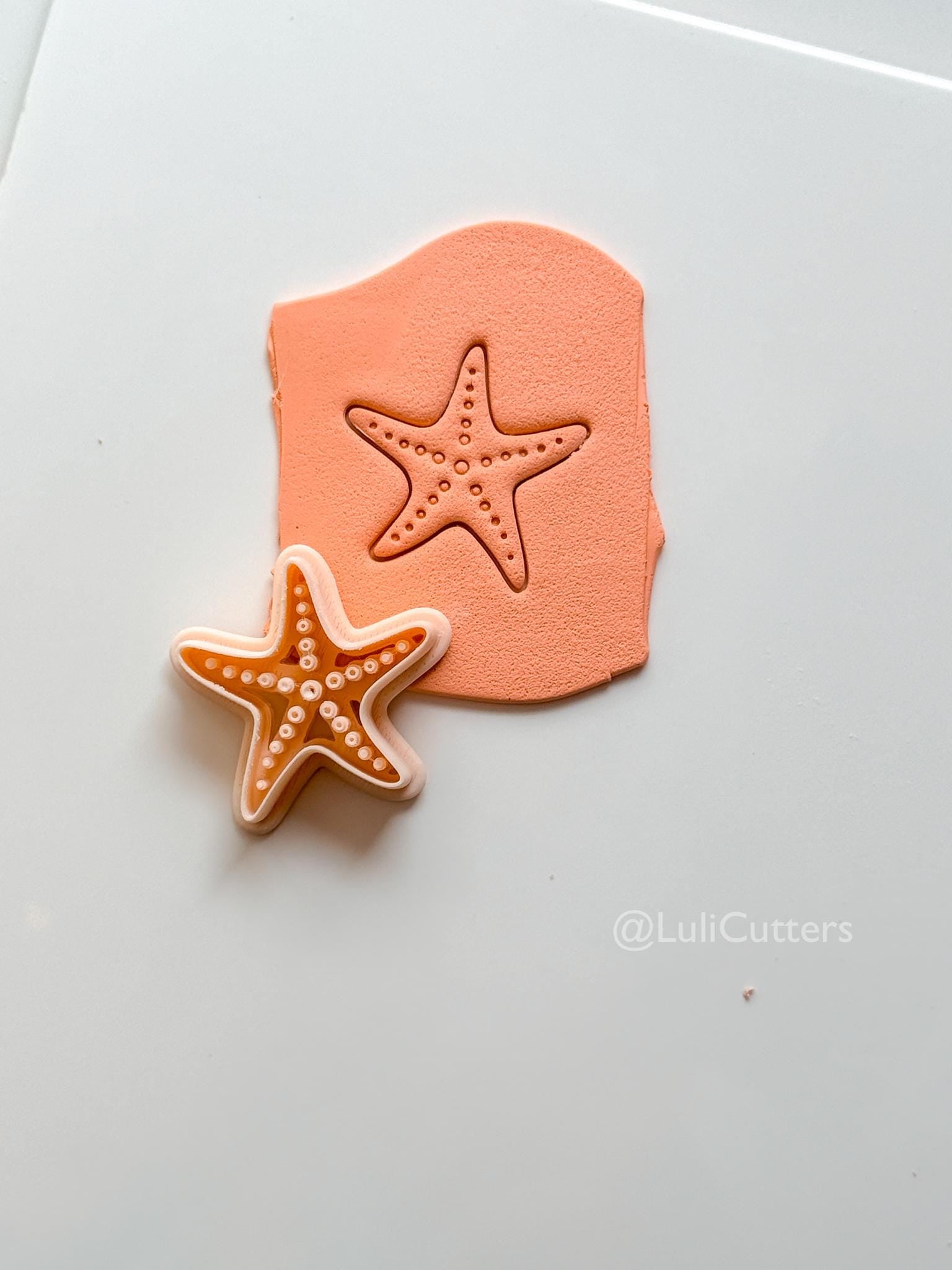 Dottie Seastar Cutter: Coastal Starfish Shape for Polymer Clay
