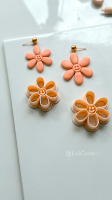 Happy Daisy Cutter: Smiling Flower Shape for Polymer Clay