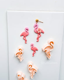 Minimal Flamingo Cutter: Tropical Bird Silhouette for Polymer Clay