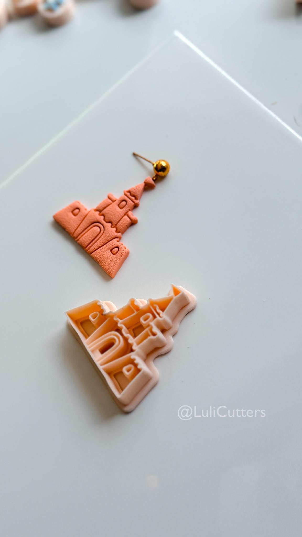 Sandcastle Cutter: Beach Castle Shape for Polymer Clay