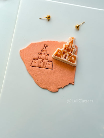 Sandcastle Cutter: Beach Castle Shape for Polymer Clay