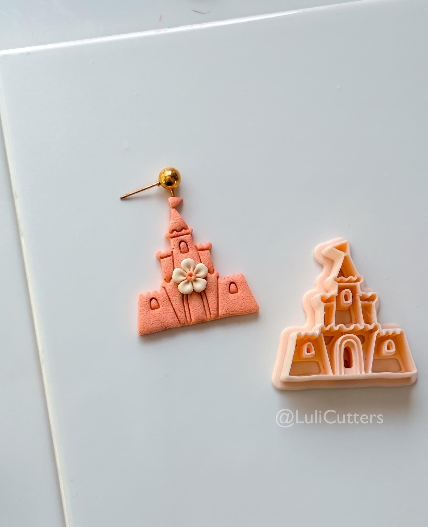 Sandcastle Cutter: Beach Castle Shape for Polymer Clay