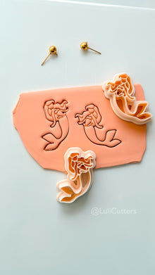 Mermaid Cutter: Ocean Princess Silhouette for Polymer Clay