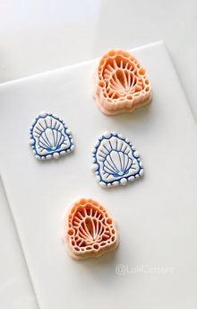 Bead Frame Shell Cutter: Coastal Sea Life Design for Polymer Clay