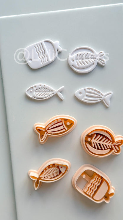 Ocean Fish Cutters: Coastal Marine Shapes for Polymer Clay