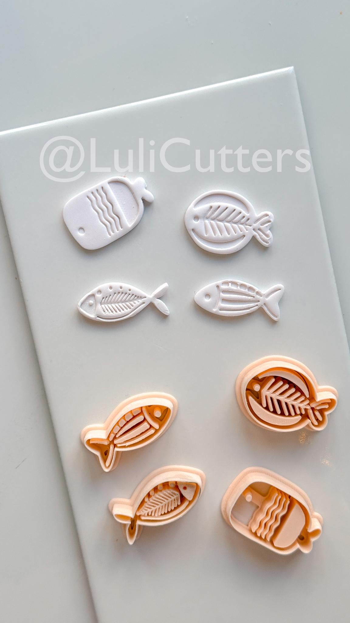 Ocean Fish Cutters: Coastal Marine Shapes for Polymer Clay