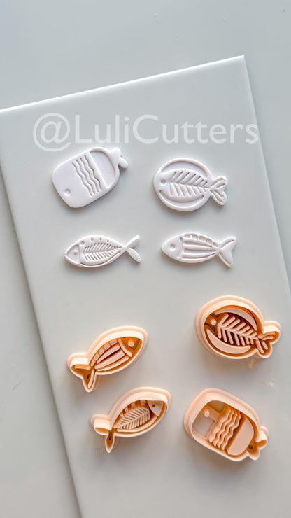 Ocean Fish Cutters: Coastal Marine Shapes for Polymer Clay