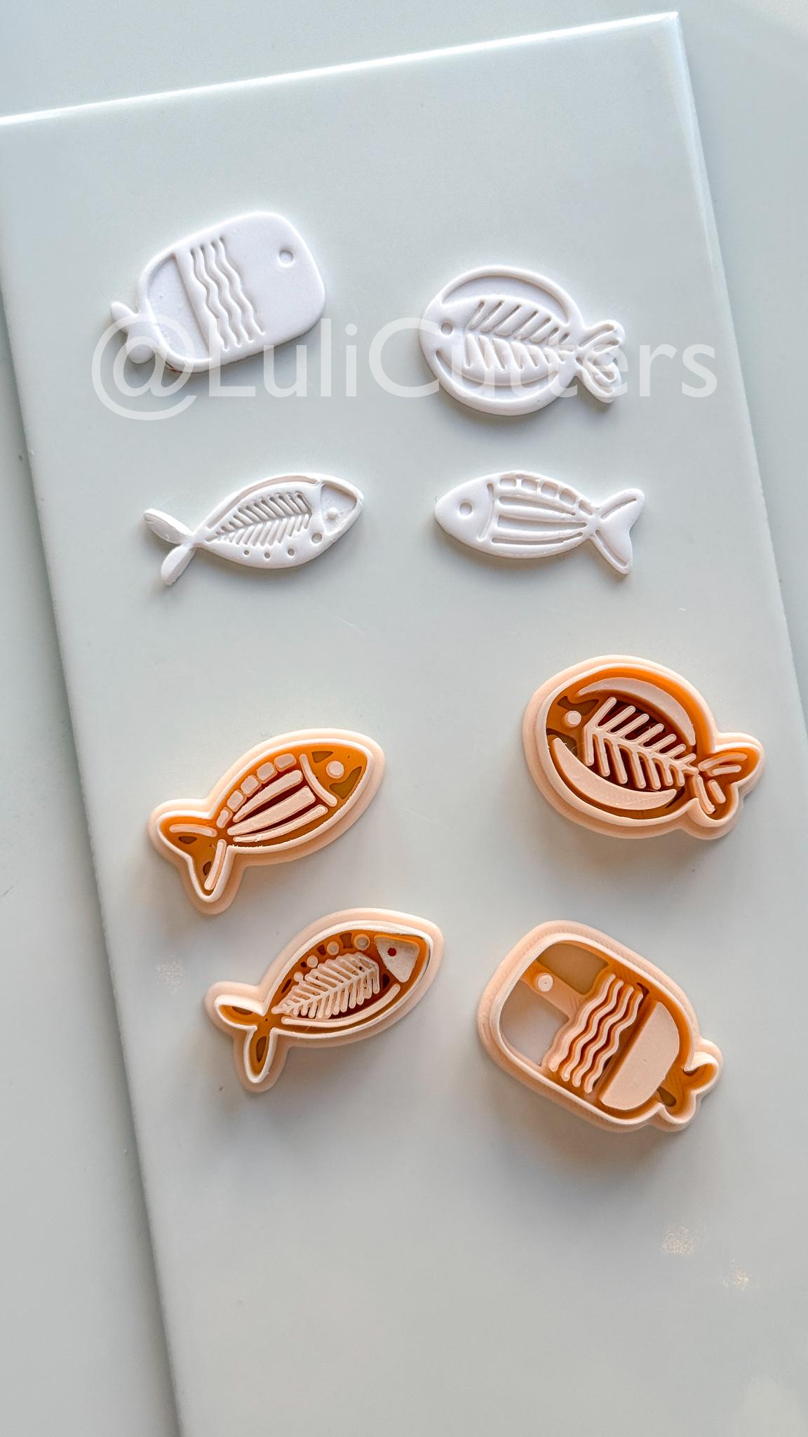 Ocean Fish Cutters: Coastal Marine Shapes for Polymer Clay