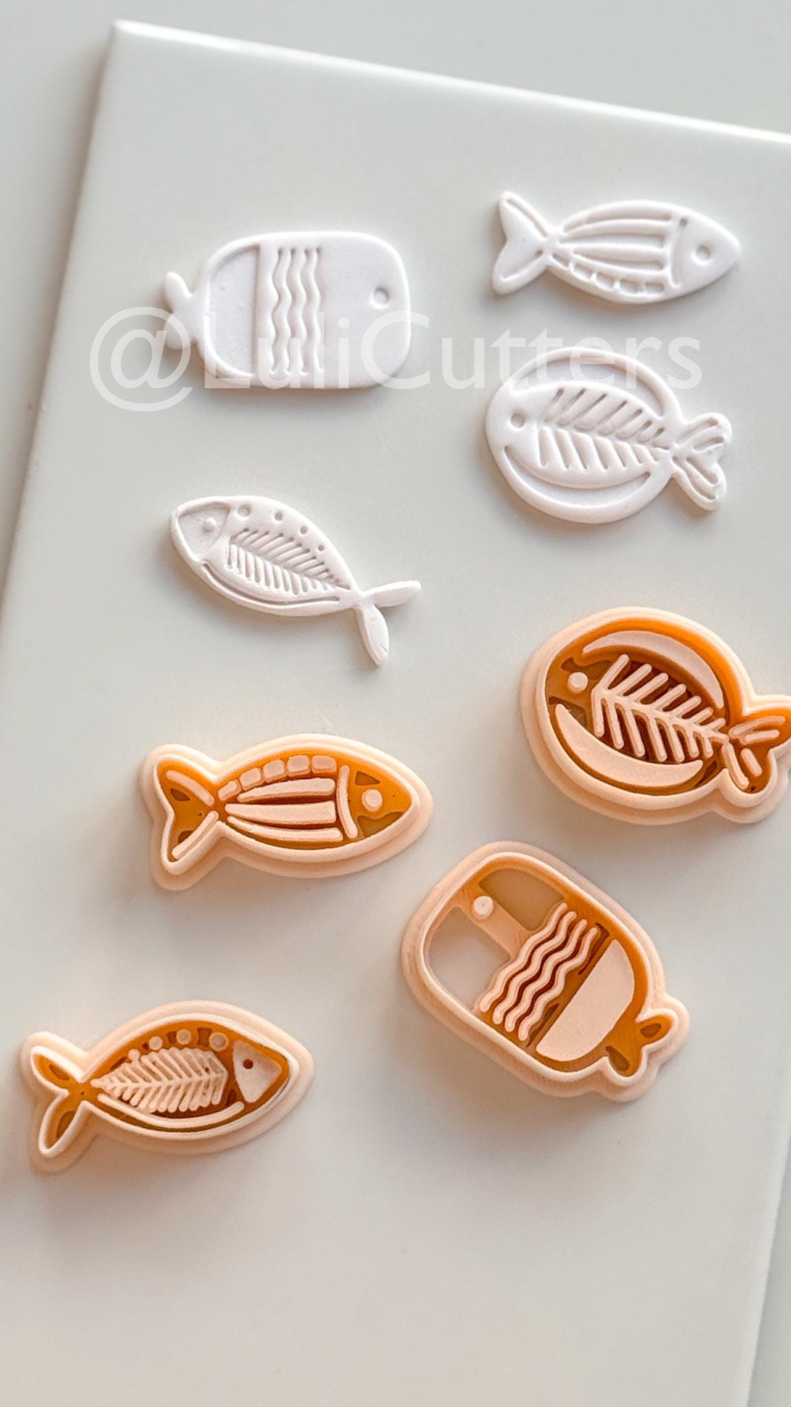 Ocean Fish Cutters: Coastal Marine Shapes for Polymer Clay