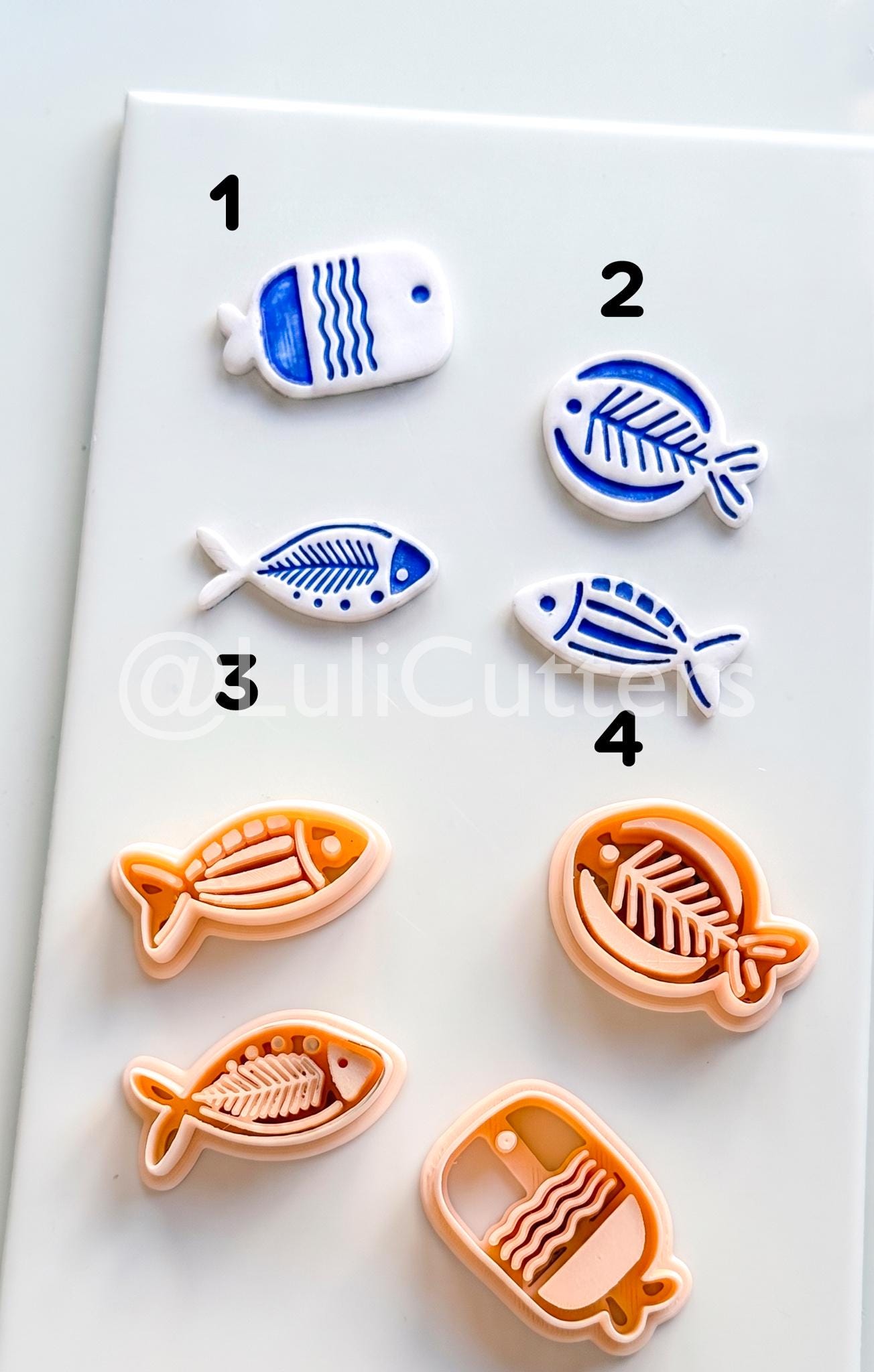 Ocean Fish Cutters: Coastal Marine Shapes for Polymer Clay