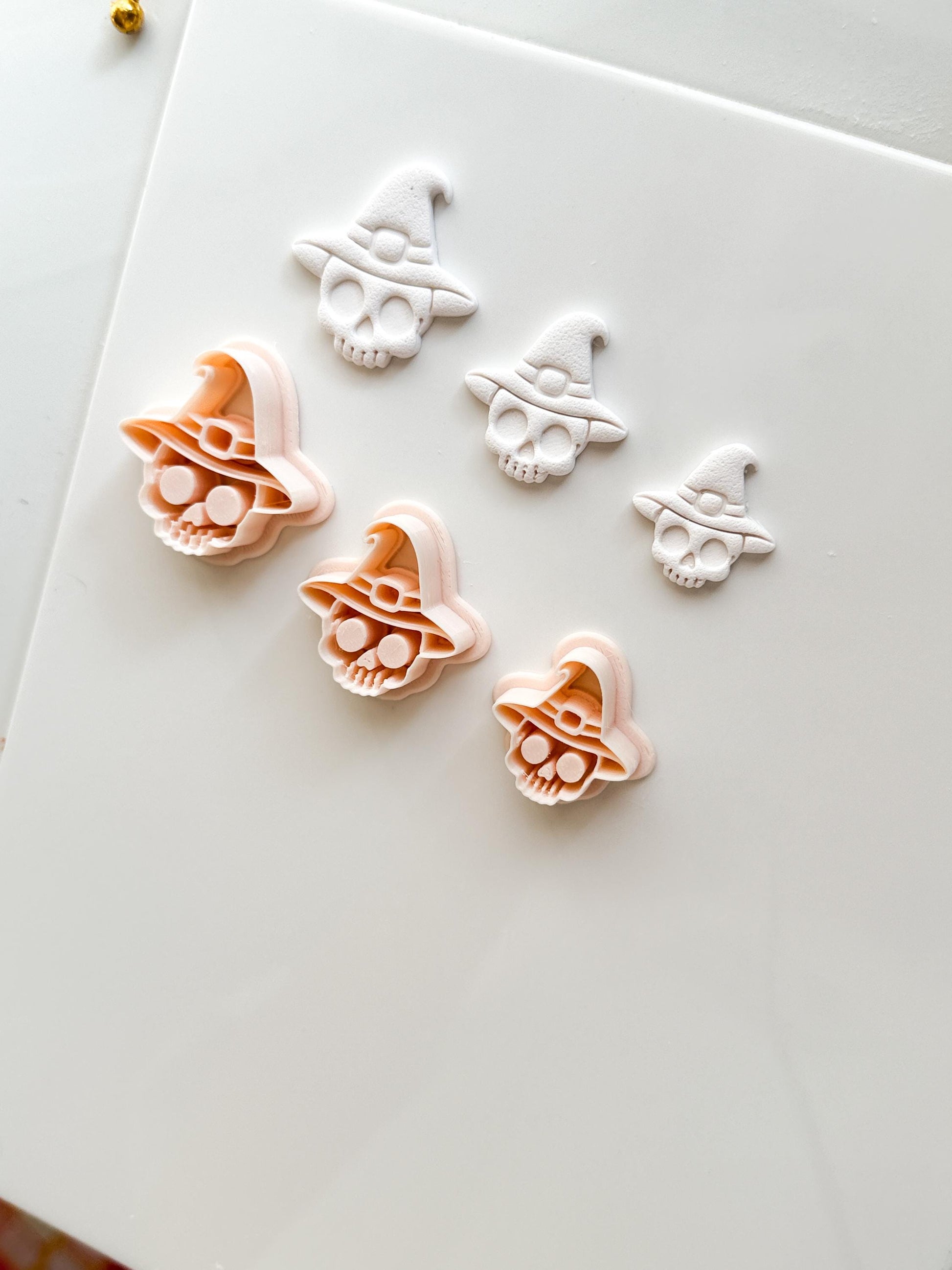 Magic Hat Skull Cutter: Witch Head Shape for Polymer Clay